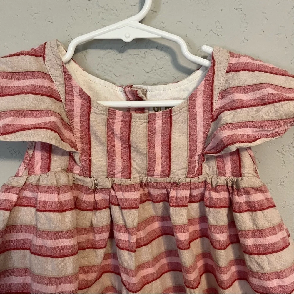 Oshkosh B'Gosh Pink & Red Striped Dress